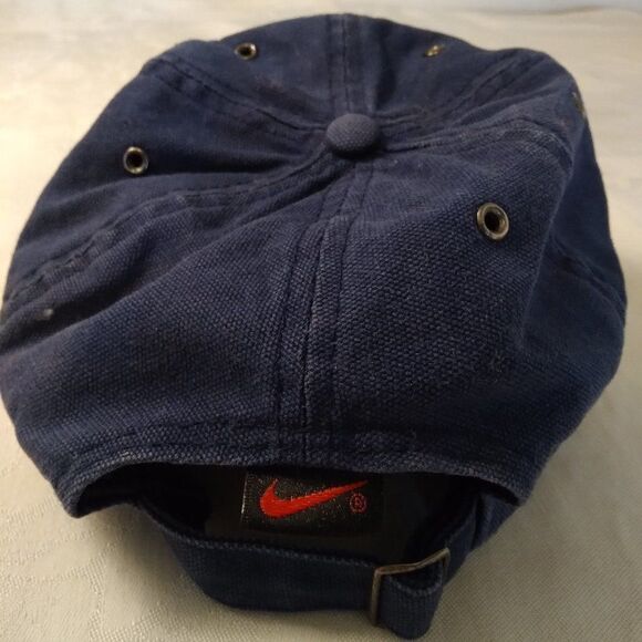 Vintage 90s Nike Spell Out Logo Strap Back Hat - Picture 8 of 11